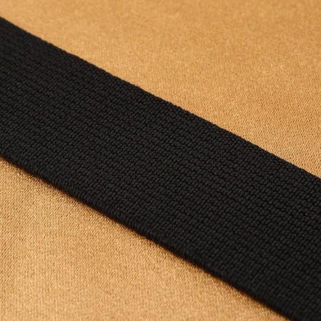 Linen gum, 25 mm, 20 m, black color-1