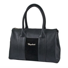 Women's bag (B2683-00140) Artificial leather + suede, black, 1x210x31 cm