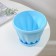 Pot for flowers with the Podon "Noble", 1 L, D = 14 cm, Blue Color