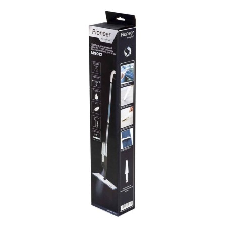 Pioneer MS012 mop for washing the floor, with a spray, 400 ml, 124 cm, white-brown color-8