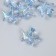 Busina Plastic for creativity "Crown" transparent blue 1.5x2.9x2.5 cm