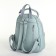 Women's backpack on lightning, blue color