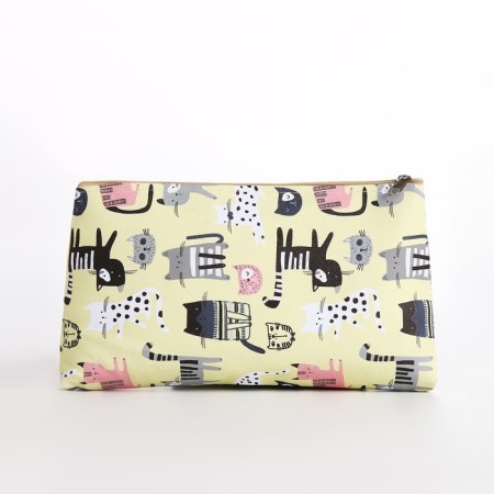 Lightning cosmetic bag, yellow color-1
