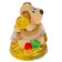 Ceramics Figure "Dog with ruble" 6x4.5x7 cm
