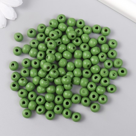 Beads for creativity tree "Olive" D-0.8 cm, set of 20 grams-1