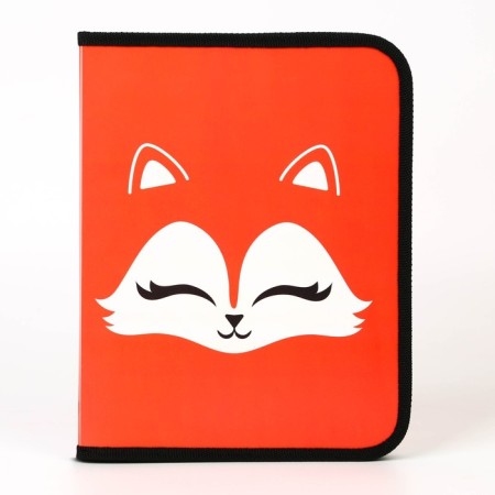 A5 notebook folder on the zipper around the plastic PM-A5-04 Virgin "September 1: Fox"-3