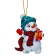 New Year's Christmas tree suspension "New Year! Snowman "