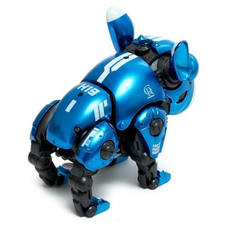 Max robot-plug, light, sound effects, metallic, blue color-3