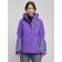 Ski jacket female winter, size 44, purple color