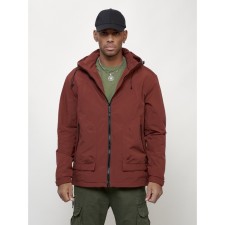Male spring jacket, size 50, burgundy color