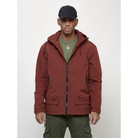 Male spring jacket, size 50, burgundy color