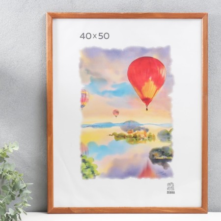 Photo frame wood 40x50 cm (1301) (plastic screen)-1