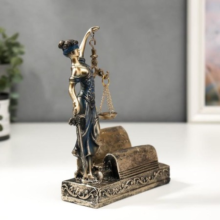 Souvenir Polystone Businessman "Femis - the goddess of justice" 18x13.5x5 cm-3