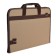 Folder for drawings and drawings for artists A3, 450 x 320 x 30 mm, handles, frame, with pocket, beige/brown, estado