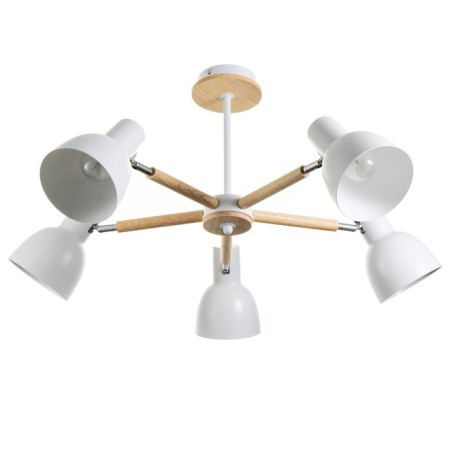 Svetogor chandelier "Project" 5x60W E27 white/beige-1