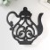 Souvenir cast iron stand "Texta" 17x17 cm