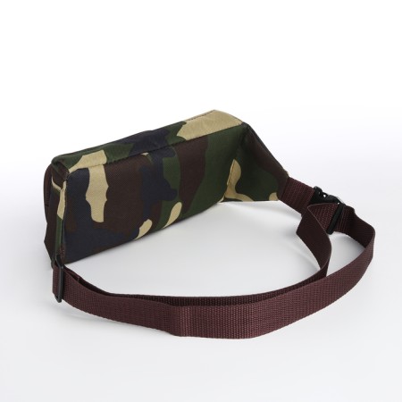 Lightning waist bag, outer pocket, khaki color/camouflage-2