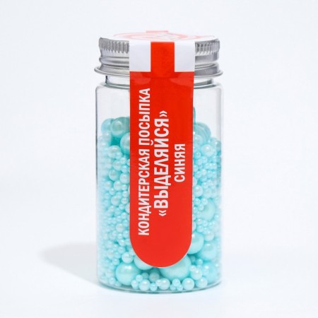 Confectionery sprinkling "stand out", blue, 50 g-1