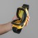 Mask glasses for motor vehicles, glass is two-layer yellow, yellow color