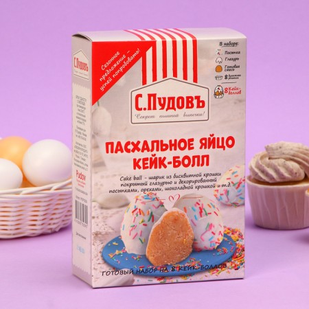 Easter egg Cake-Bull "S. Pudov", 360g
