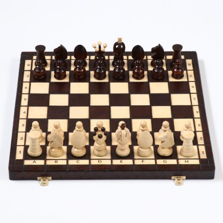 Chess Polish Madon "Royal", 44 x 44 cm, king h = 8 cm, pawn h-4.5 cm-3