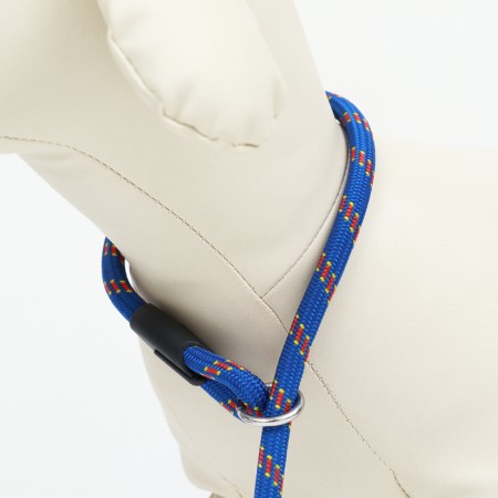 Collar - dog noisy, 0.8 x 45 cm, blue -red-3