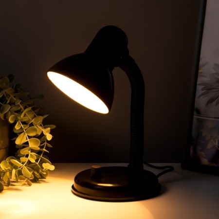E27 desktop lamp, light regulatory (220V) black (203A) Risalux-1