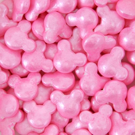 Confectionery Sprinking "Miki Mini", Pink, 20 g