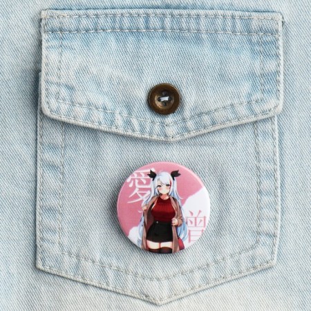 The icon of the sunset anime "Love and hatred", d = 3.8 cm-1