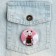 The icon of the sunset anime "Love and hatred", d = 3.8 cm