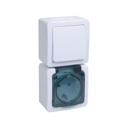 Block Hermes Plus IEK EBGMP20-K03-31-54-EC, off. 1-cl. and outlet, external, OP, IP54