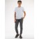 Sports pants for ISEE boys, height 122-128 cm, dark gray color
