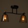 Alatei chandelier 2he27 40w Black 45x26x27 cm Bayerlux