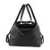 Female bag, artificial leather, black 36x13x37 cm