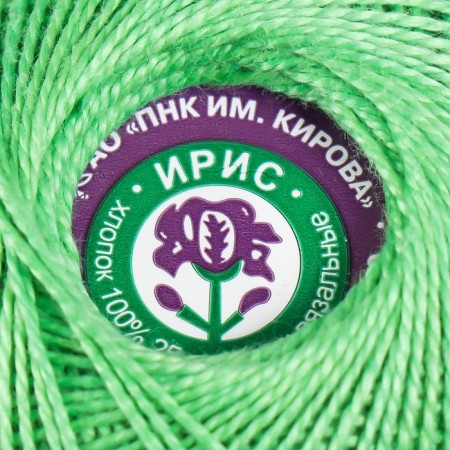 Knitting threads "Iris" 150m/25g 100% Mercerized cotton color 3904-3