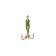Mormyshka Devil with risks (galvanic gold), weight 0.9 g, size 3