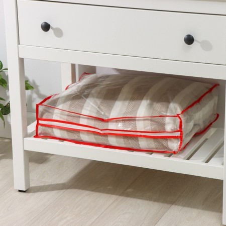 Cofr for storing things, 53 × 45 × 15 cm, transparent, color castle mix-9