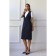Dress with a deep neckline, size 48