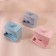 Organizer for storing cotton sticks, with a lid, 9 × 6.5 × 7.5 cm, color mix