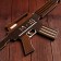 Souvenir wooden machine "M16", small