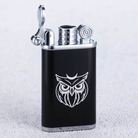 Gas lighter "Owl", 3.5 x 7 cm. See.-3