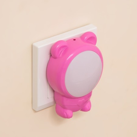 Nightlight "Bear" LED Pink 7x6.5x10 cm-3