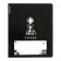 A notebook of 18 sheets in the Erichkrause "Chess Player", UV-Lyus, Cover Cover Cardboard, Offset Bloc, Mix