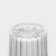 Set of glass glasses "Faced", 6 pcs, 250 ml