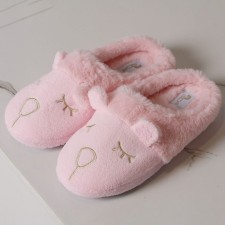 Women's slippers, size 38, pink color
