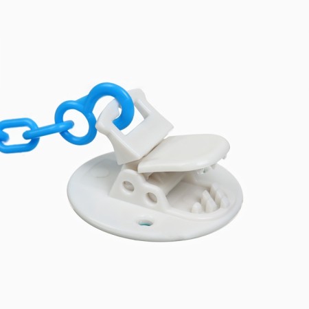 Set: nipple - a dummy with a crocodile holder, classic, +6 months, blue color-9