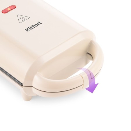 Belgian waffle waffle waffle KitFort KT-1696, 460 W, cord 0.7 m-4