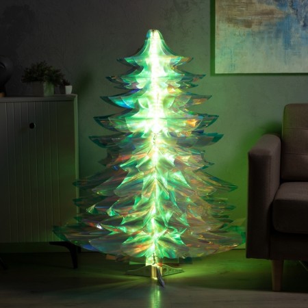 LED figure "Christmas tree" 100 × 130 × 100 cm, plastic, control from the application, USB, glow RGB-3
