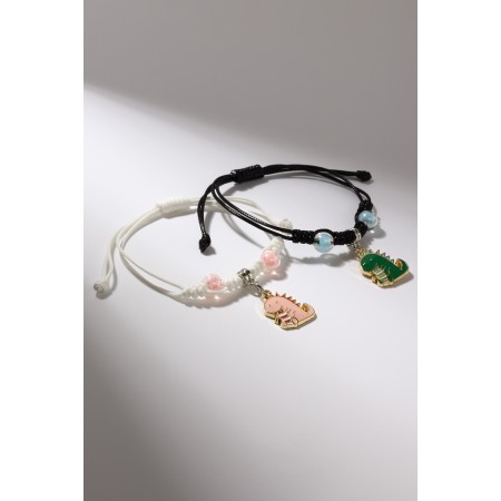 Bracelets "Demetrons" dinosaurians, color, 7 cm-2