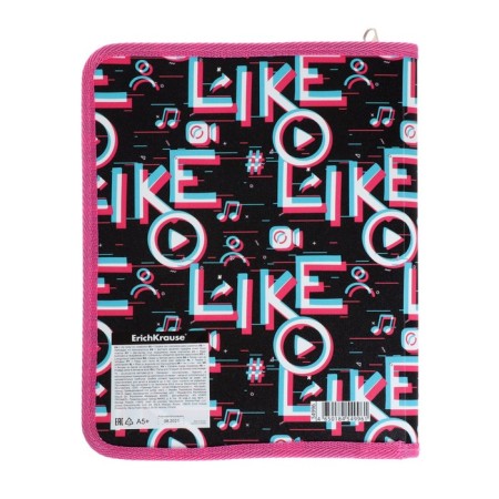Lightning folder with A5+, Erichkrause Top Blogger, up to 150 sheets, with a pattern-3
